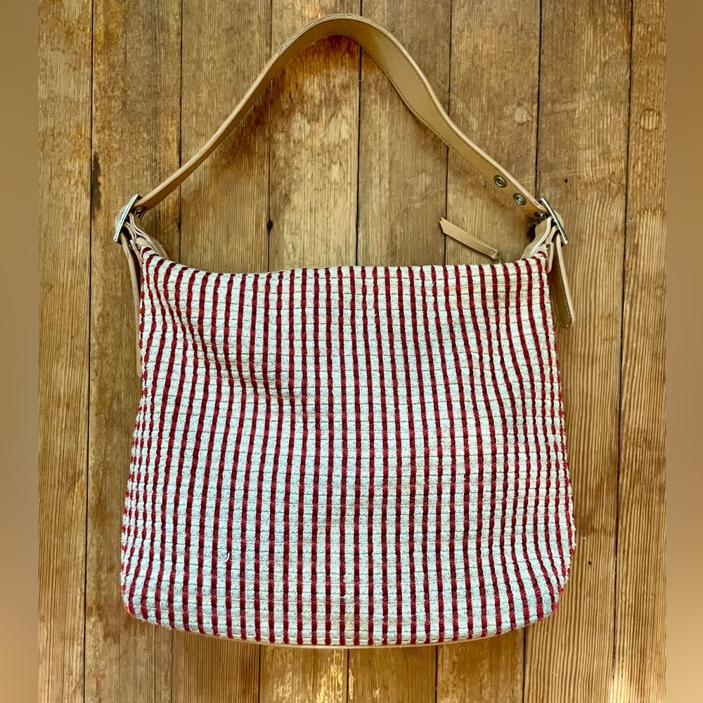 Vintage Crochet Woven Hobo Bag